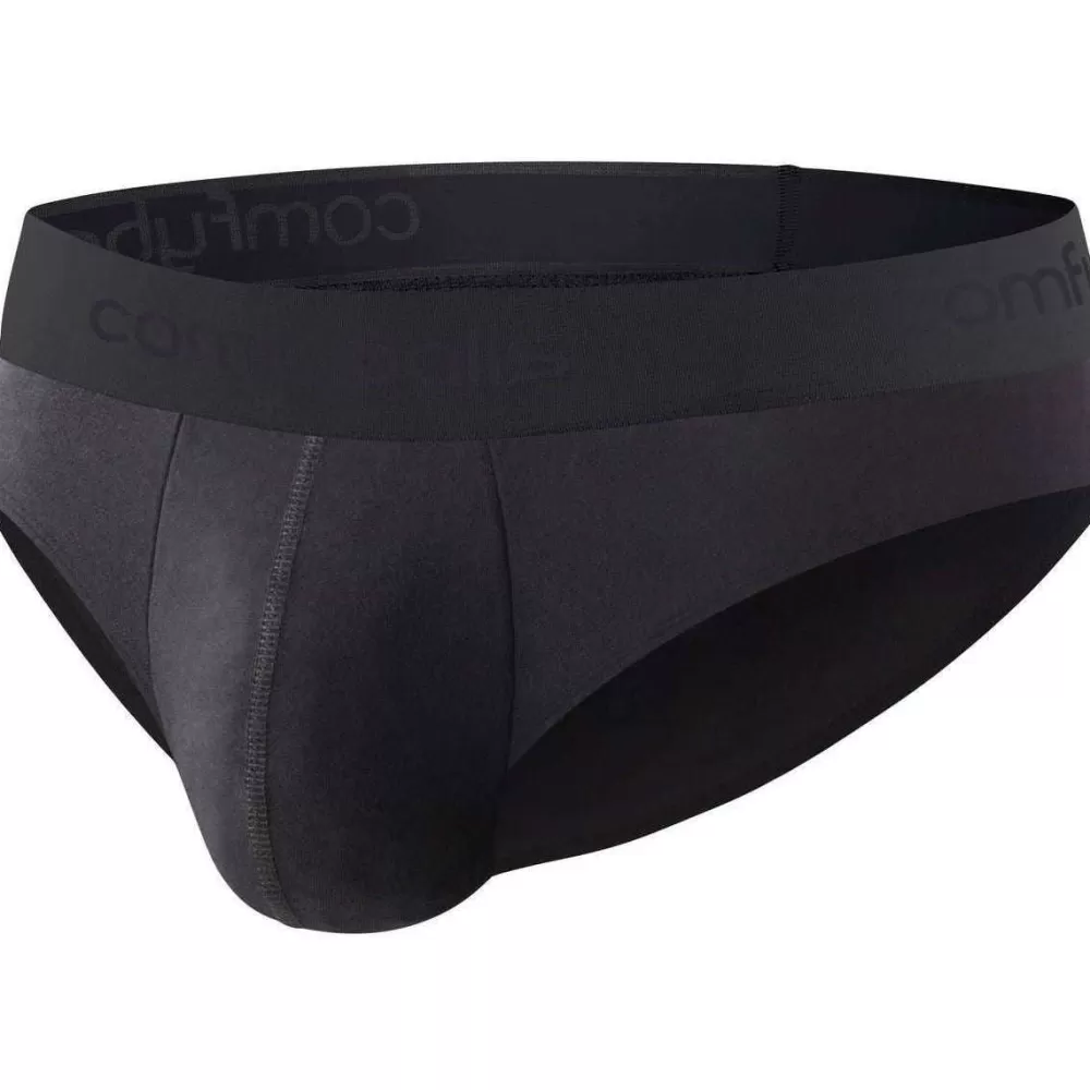 Comfyballs Men's Underwear^Black Performance 2 Pack Brief