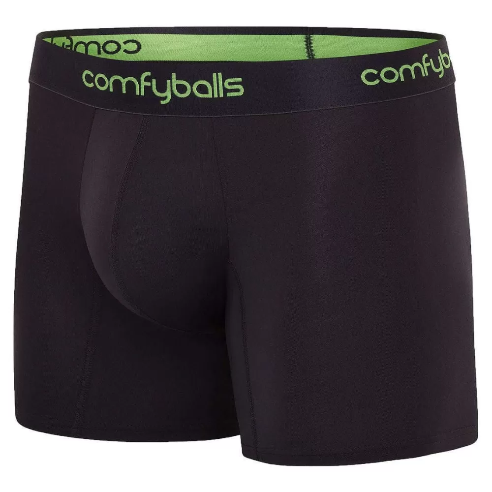 Comfyballs Men's Underwear^Grey Performance Long Boxer