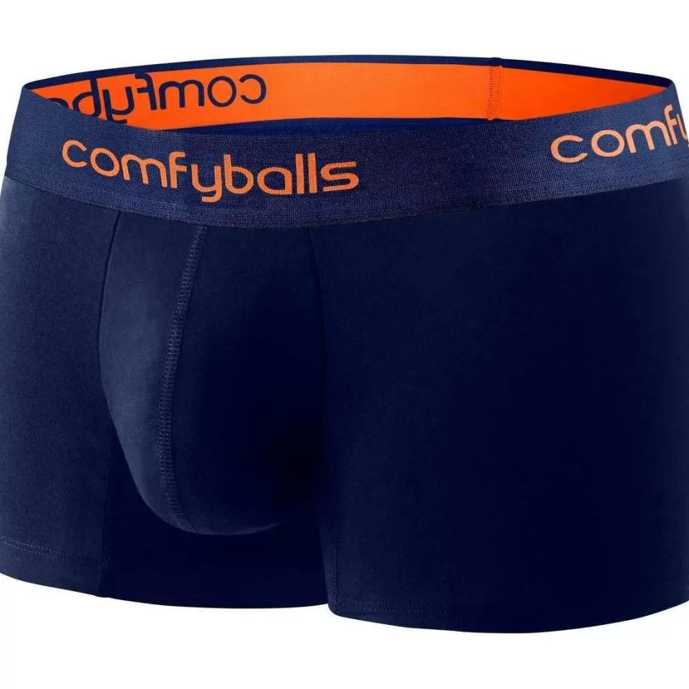 Comfyballs Men's Underwear^Navy Cotton Regular Boxer