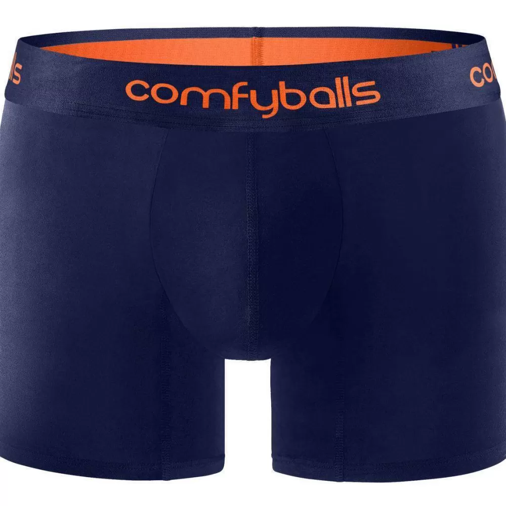 Comfyballs Men's Underwear^Navy Long Boxers