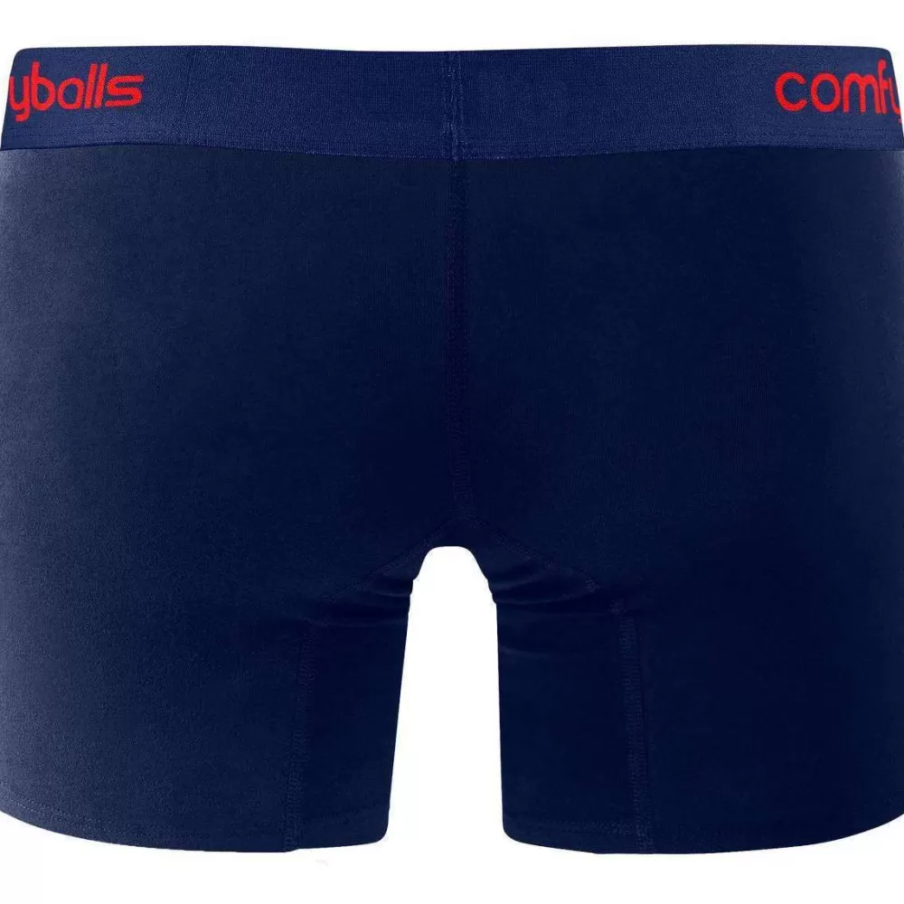 Comfyballs Men's Underwear^Navy Performance Long Boxers