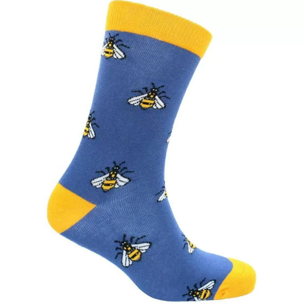 David Van Hagen Men's Socks^Blue Bee Socks