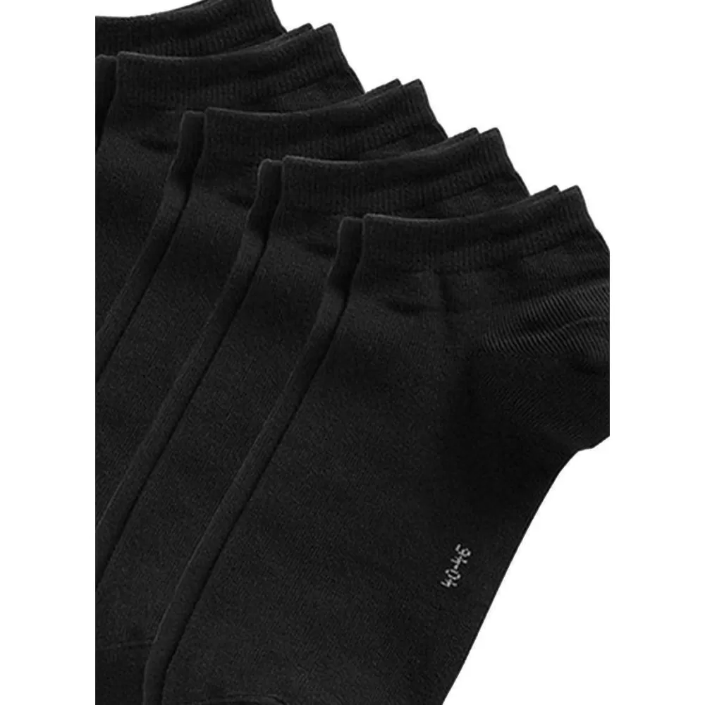 Esprit Men's Socks^Black Block Coloured Sneaker 5 Pack Socks