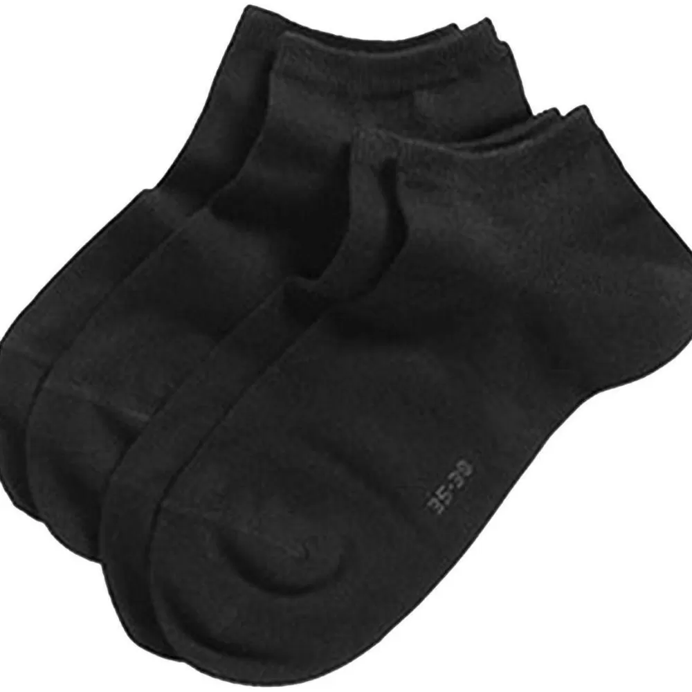 Esprit Women's Socks^Black Classic Sneaker 2 Pack Socks