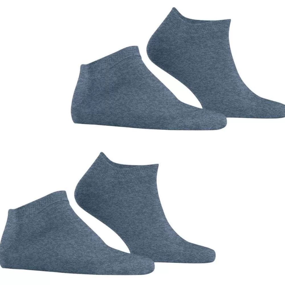 Esprit Men's Socks^Blue Basic Uni 2 Pack Sneaker Socks