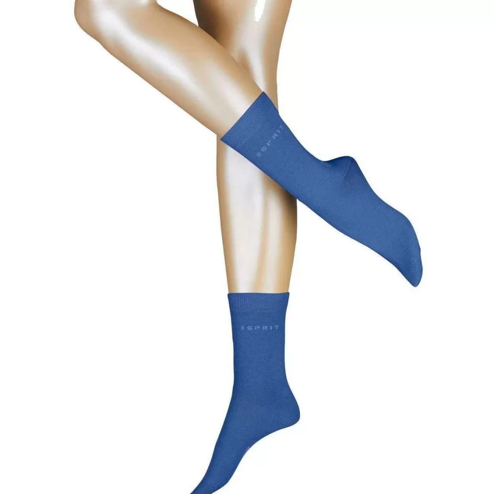 Esprit Women's Socks^Blue Uni 2 Pack Socks