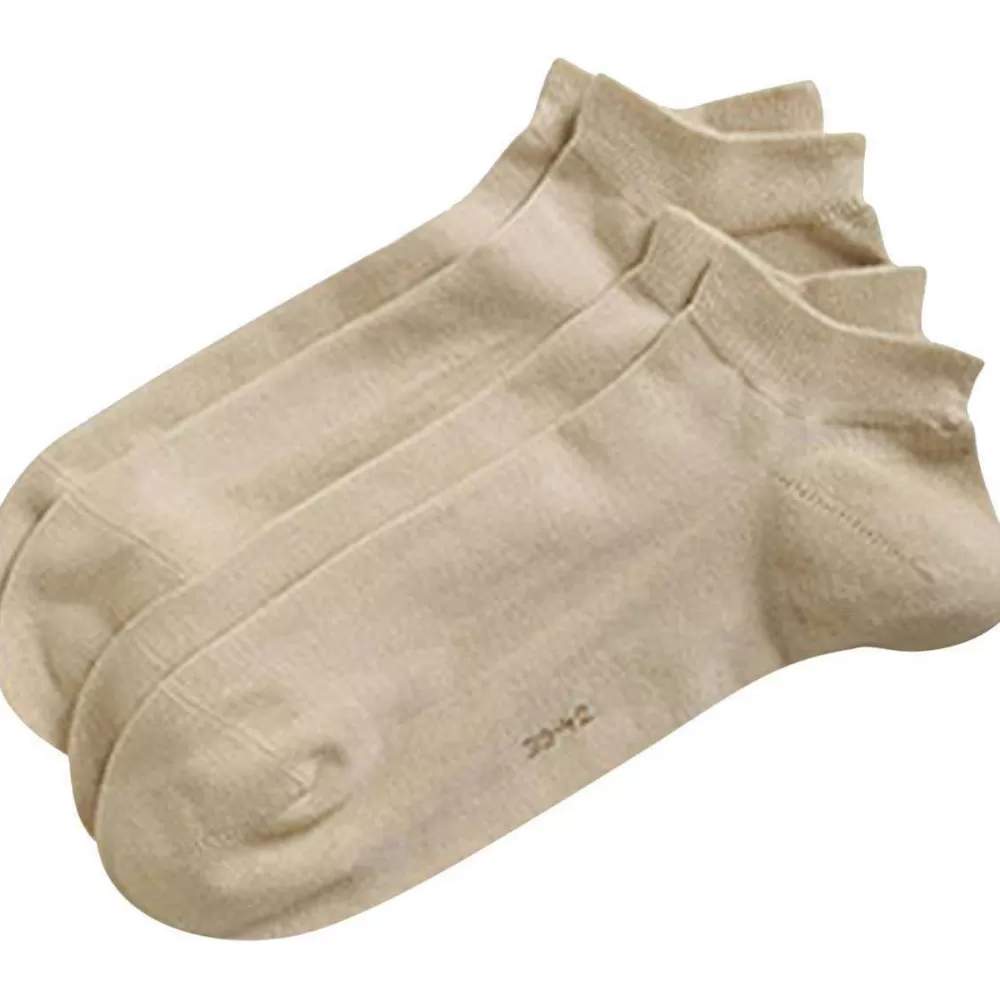Esprit Men's Socks^Cream Basic Sneaker 2 Pack Socks