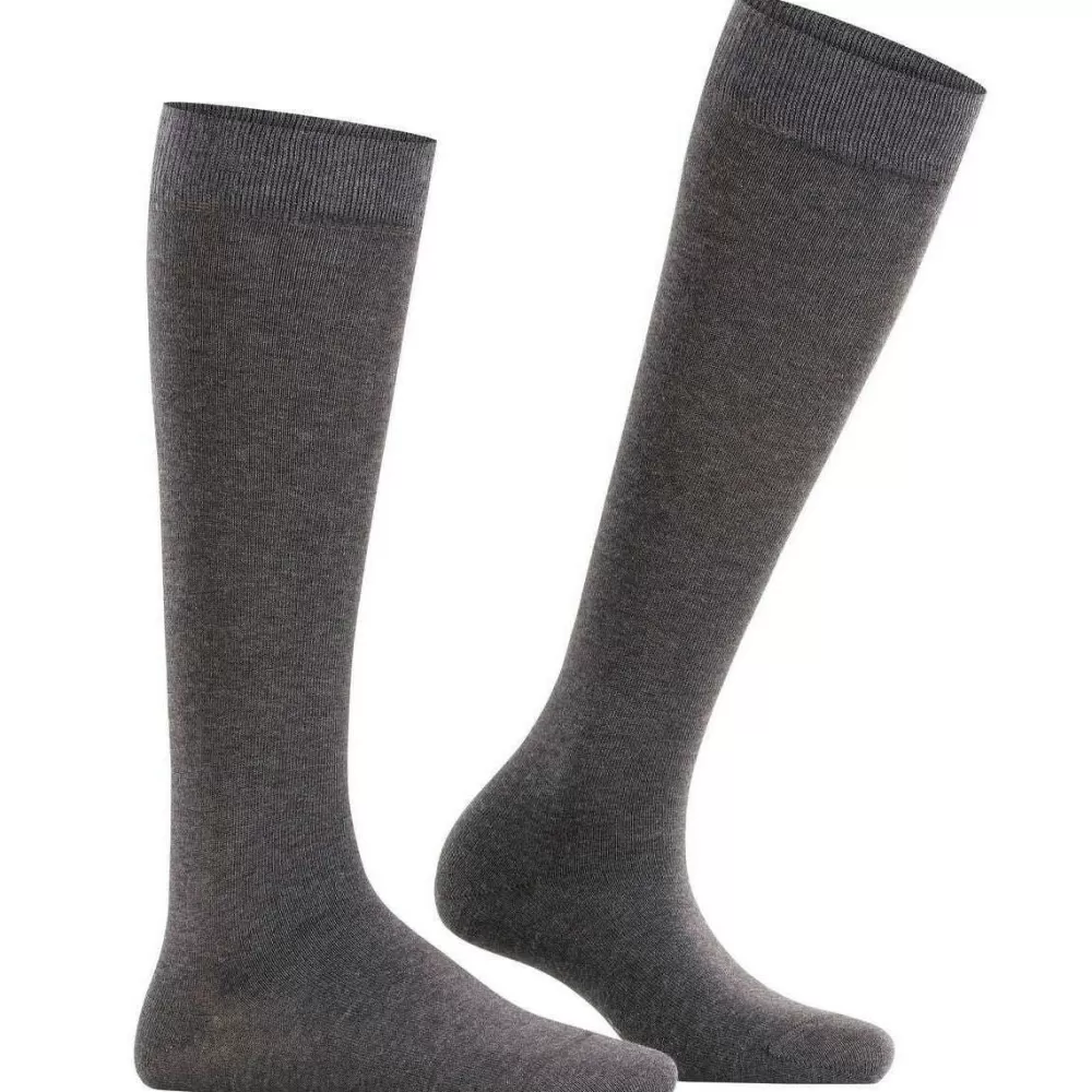 Esprit Women's Socks^Grey Basic Pure Knee High Socks
