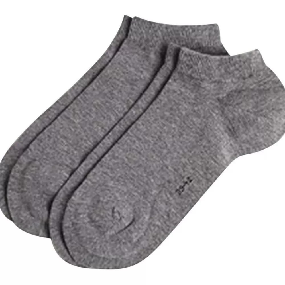 Esprit Men's Socks^Grey Basic Sneaker 2 Pack Socks