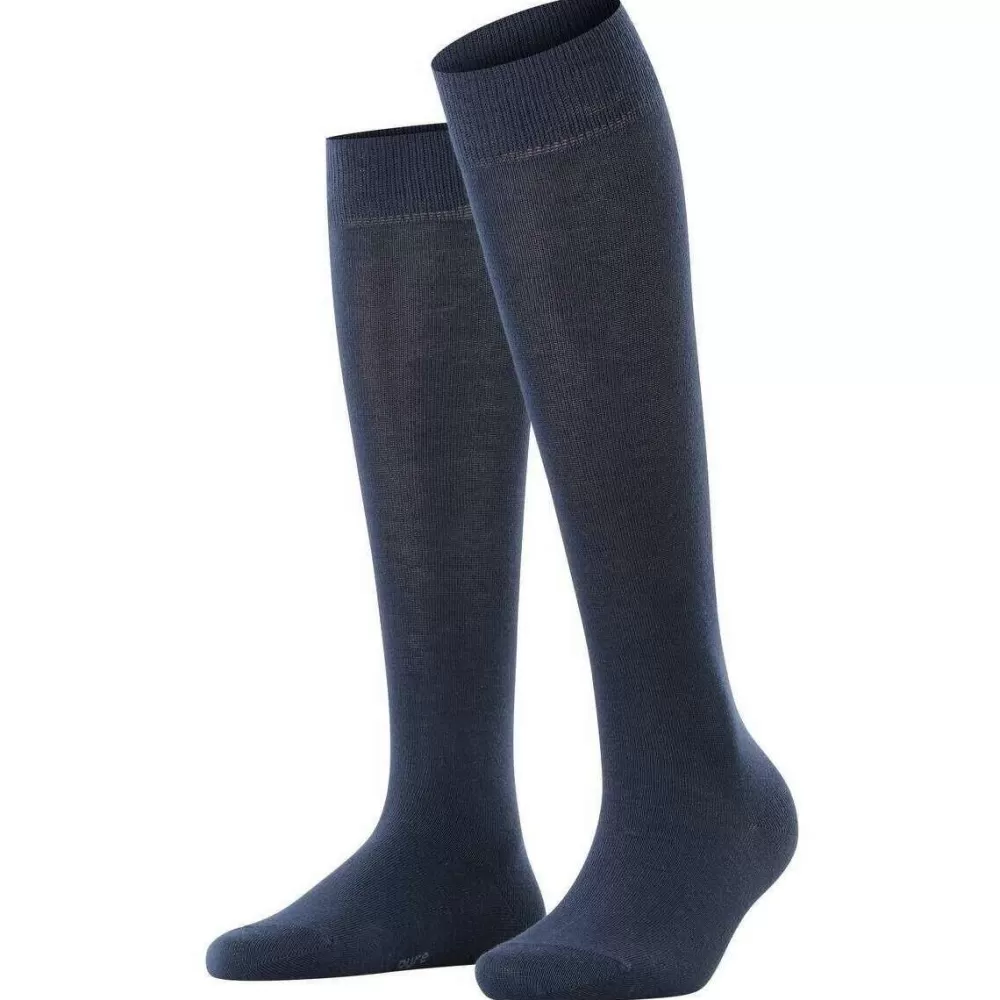 Esprit Women's Socks^Navy Basic Pure Knee High Socks