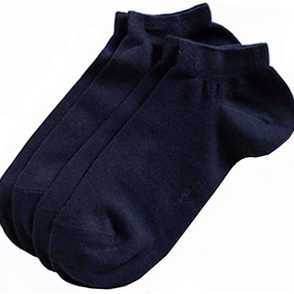 Esprit Men's Socks^Navy Basic Sneaker 2 Pack Socks