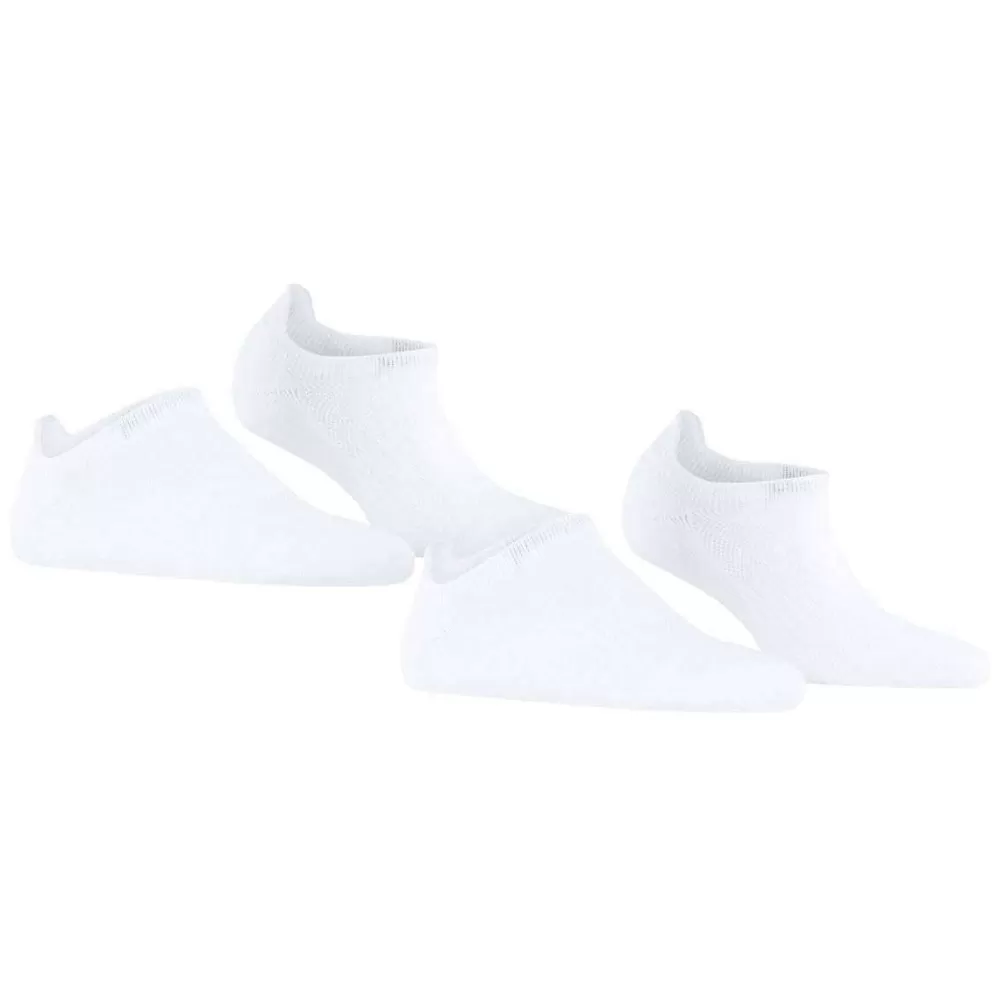 Esprit Men's Socks^White Active Basic 2 Pack Sneaker Socks