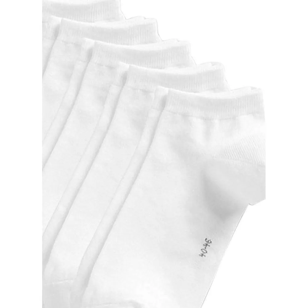 Esprit Men's Socks^White Block Coloured Sneaker 5 Pack Socks