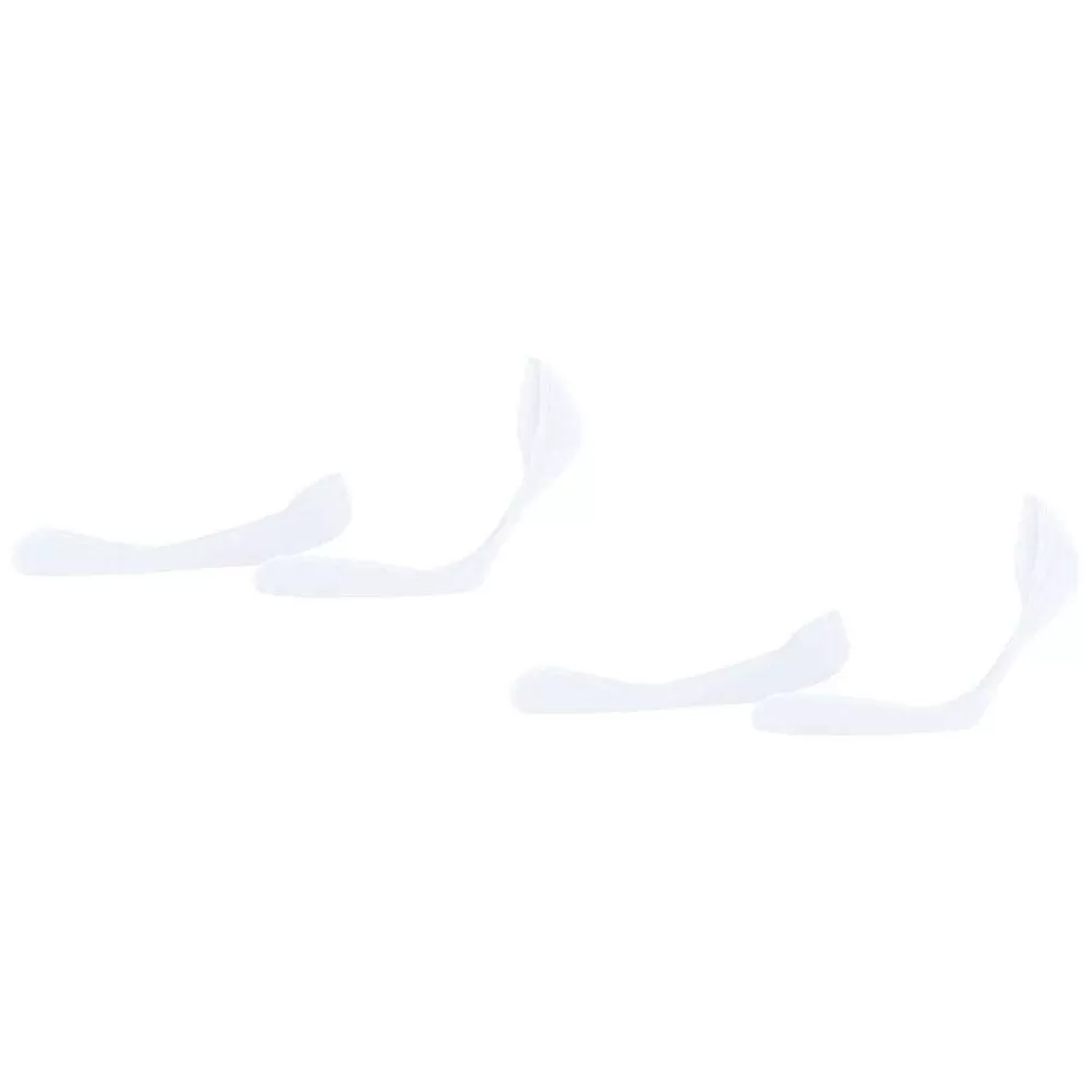 Esprit Women's Socks^White Solid Low 2 Pack No Show Socks