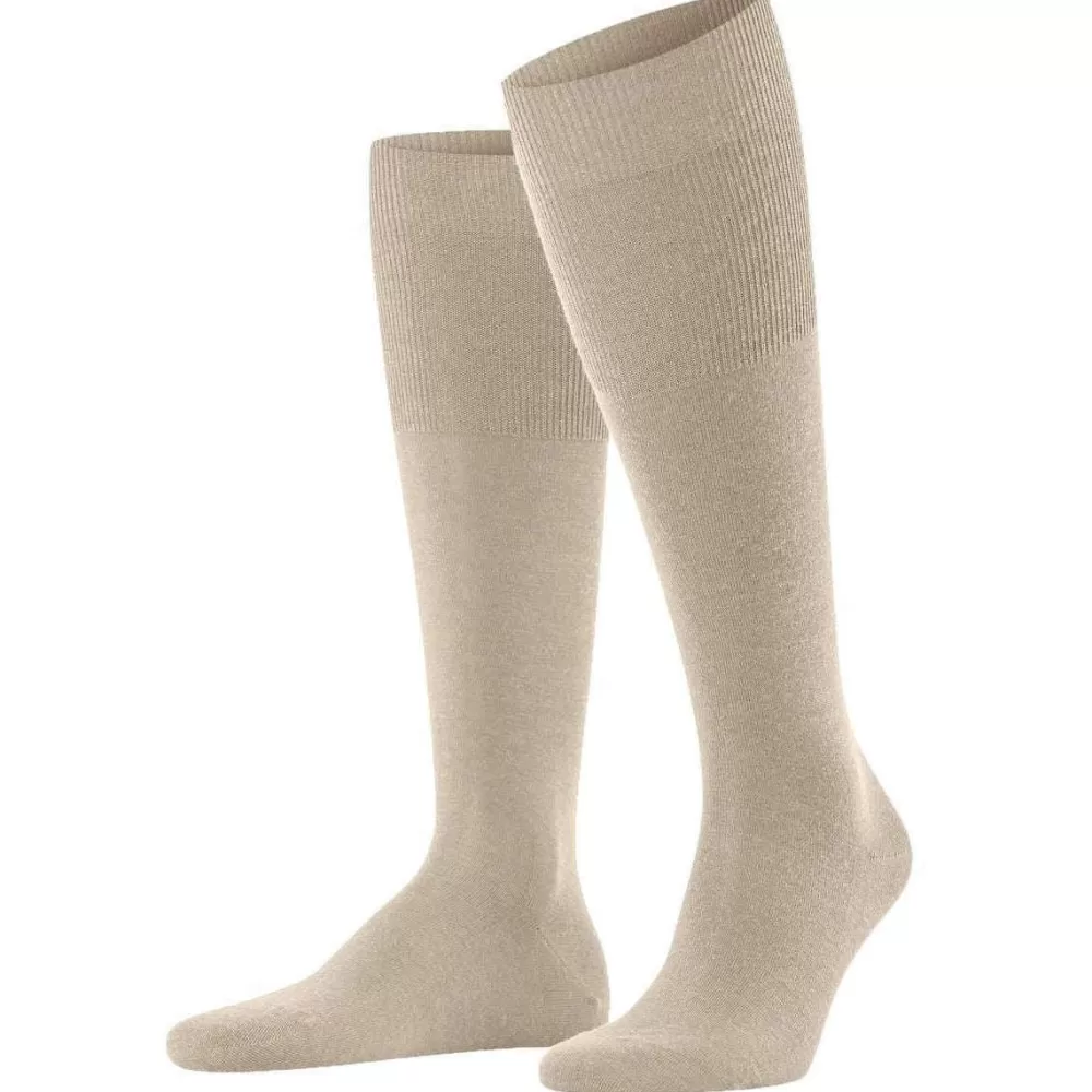Falke Men's Socks^Beige Airport Knee-High Socks