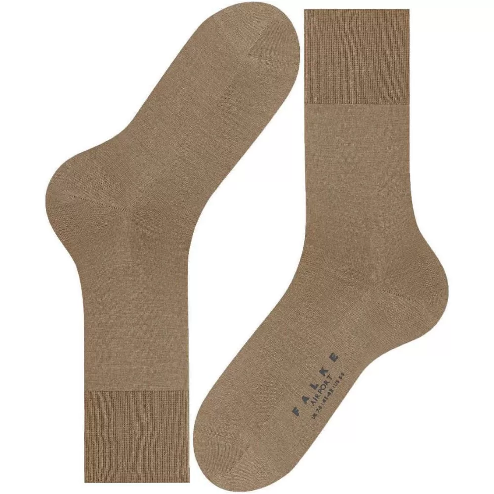 Falke Men's Socks^Beige Airport Socks