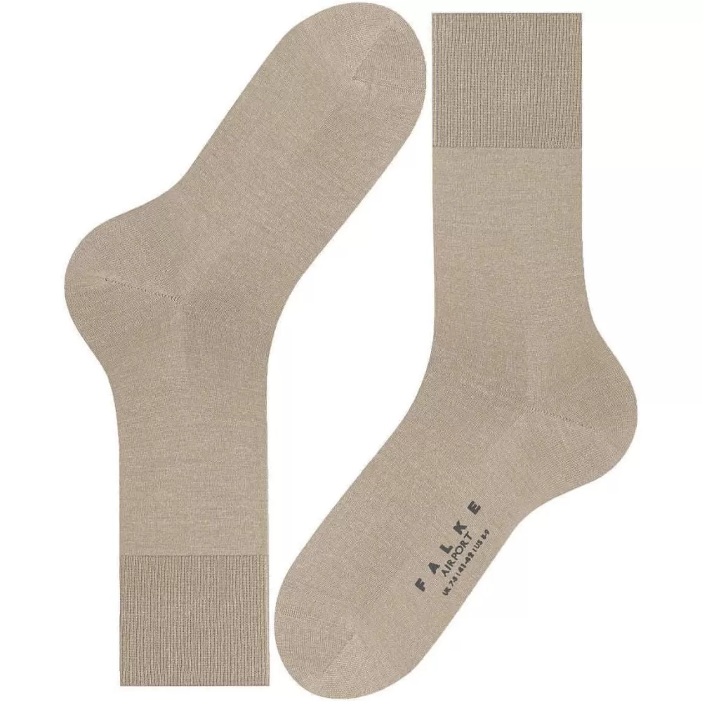 Falke Men's Socks^Beige Airport Socks