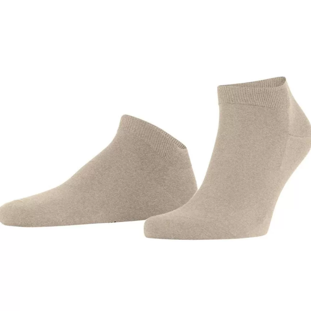 Falke Men's Socks^Beige Climawool Sneaker Socks