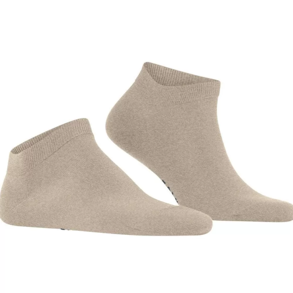 Falke Men's Socks^Beige Climawool Sneaker Socks