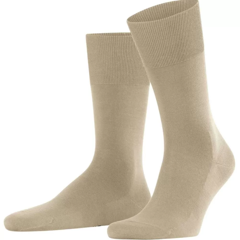 Falke Men's Socks^Beige Climawool Socks