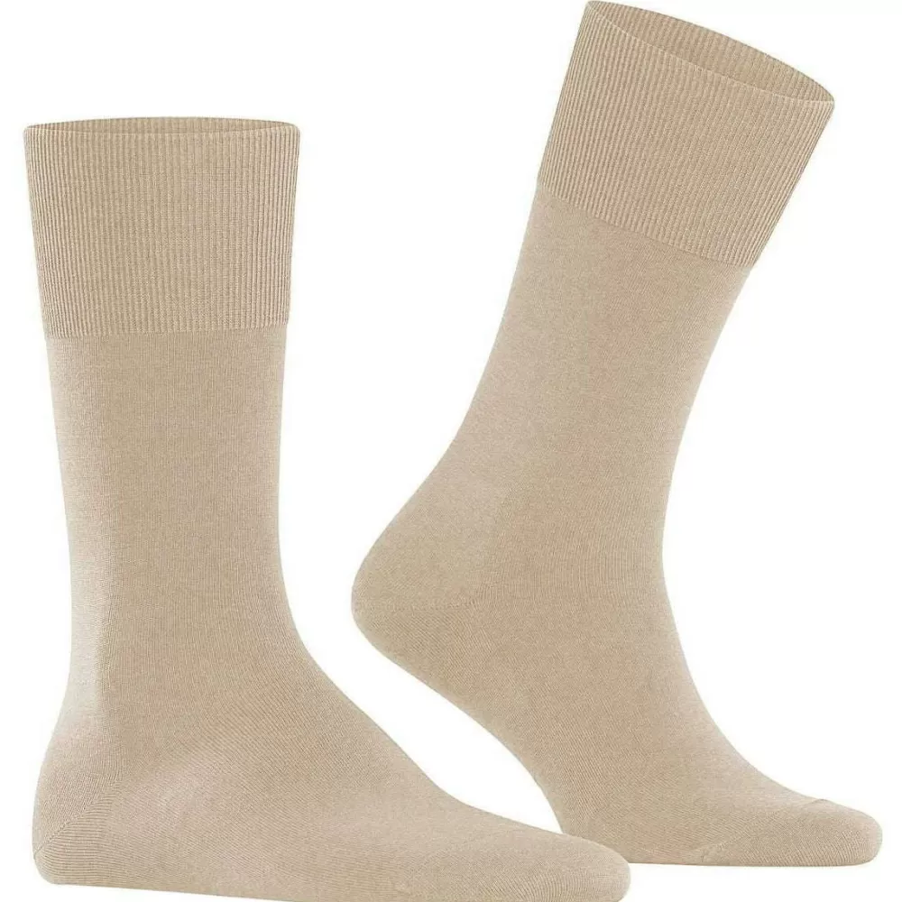 Falke Men's Socks^Beige Climawool Socks