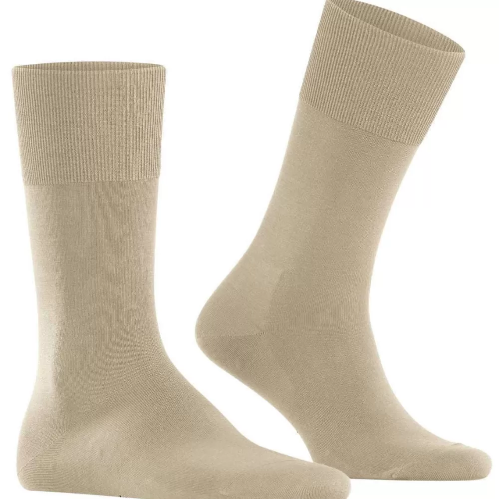 Falke Men's Socks^Beige Climawool Socks