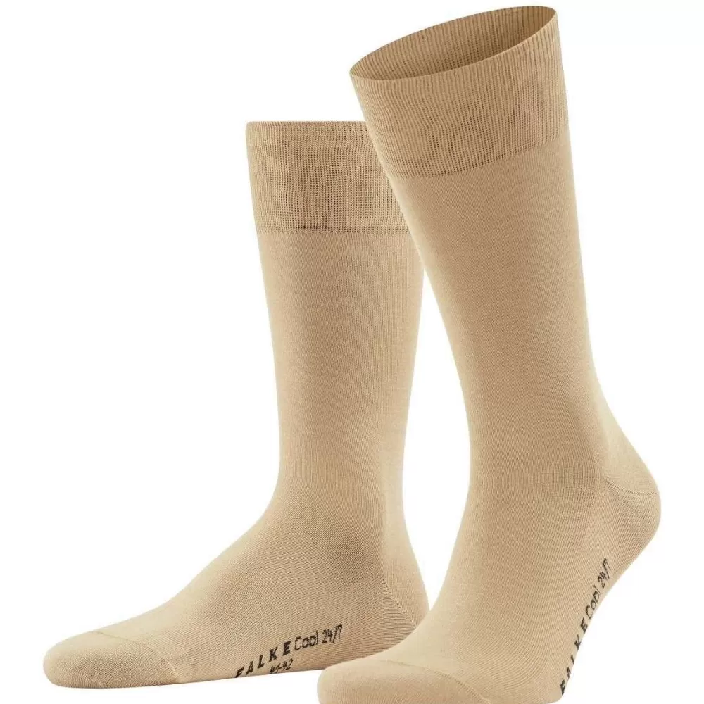 Falke Men's Socks^Beige Cool 24/7 Socks