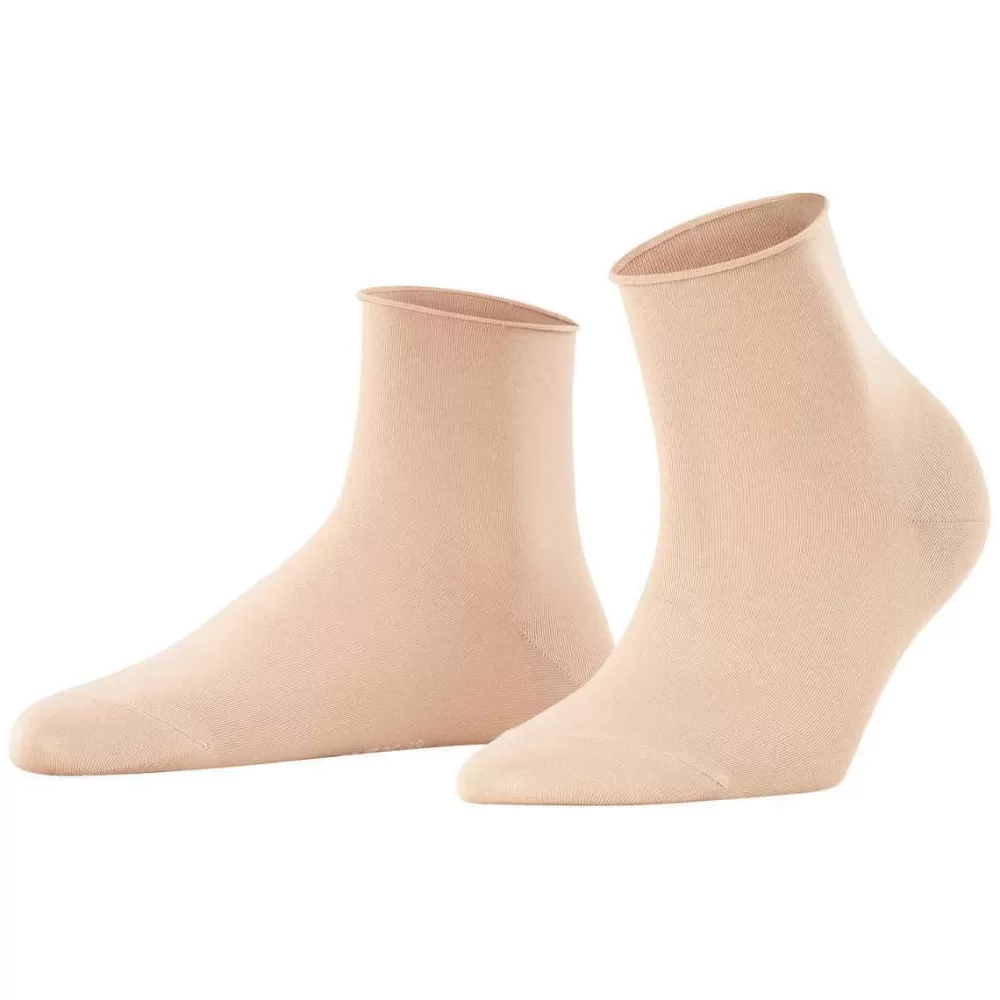 Falke Women's Socks^Beige Cotton Touch Short Socks