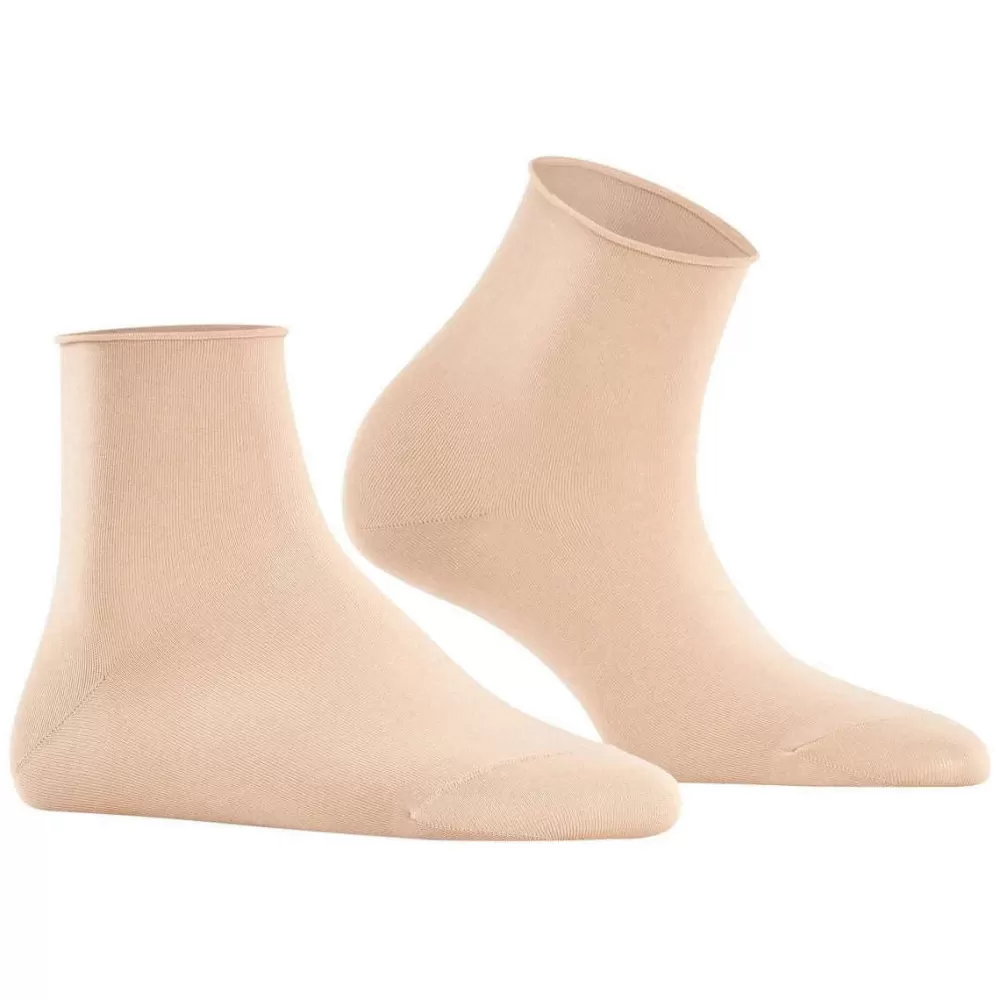 Falke Women's Socks^Beige Cotton Touch Short Socks