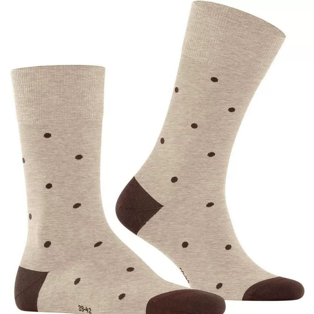 Falke Men's Socks^Beige Dot Socks