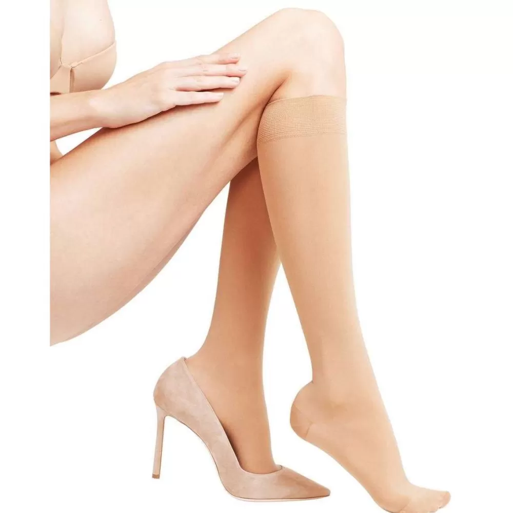 Falke Women's Socks^Beige Energize 50 Denier Knee-High Socks