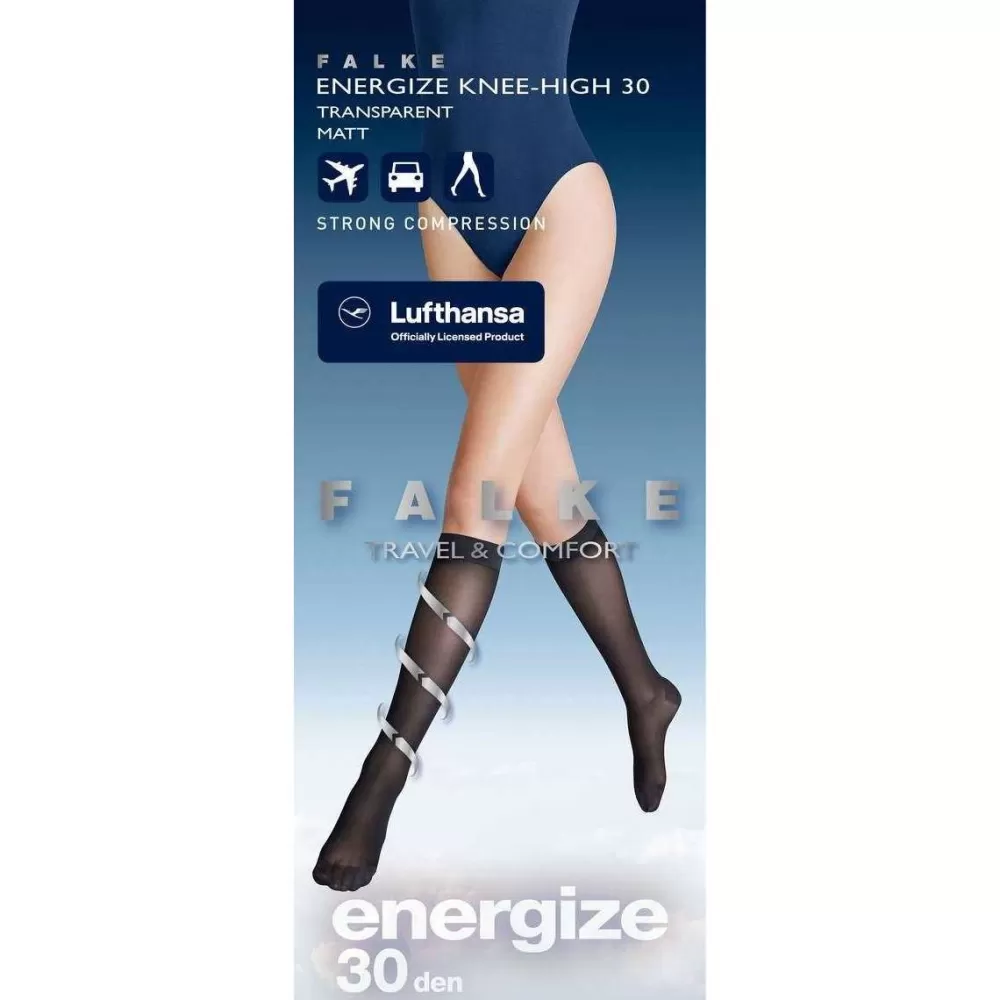 Falke Women's Socks^Beige Energize 30 Denier Knee-High Socks