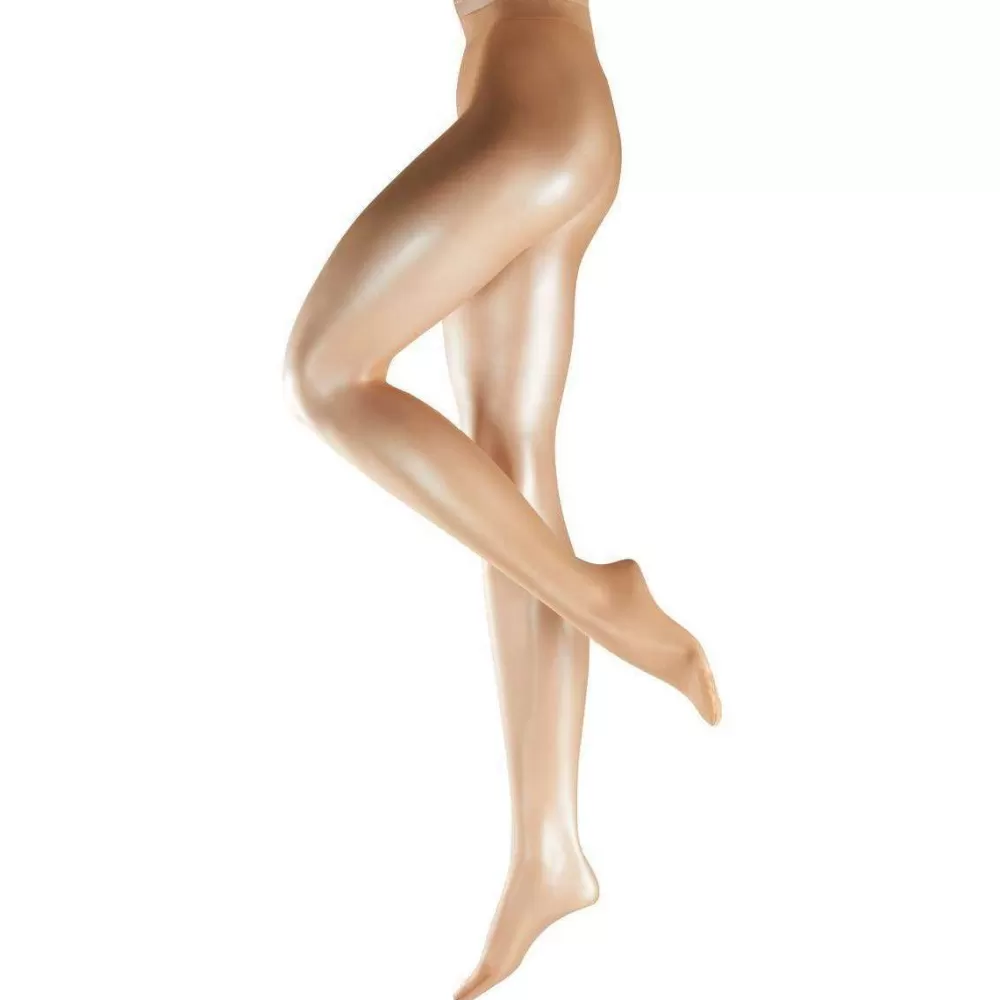 Falke Tights^Beige Invisible Deluxe 8 Denier Ultra-Transparent Matte Tights