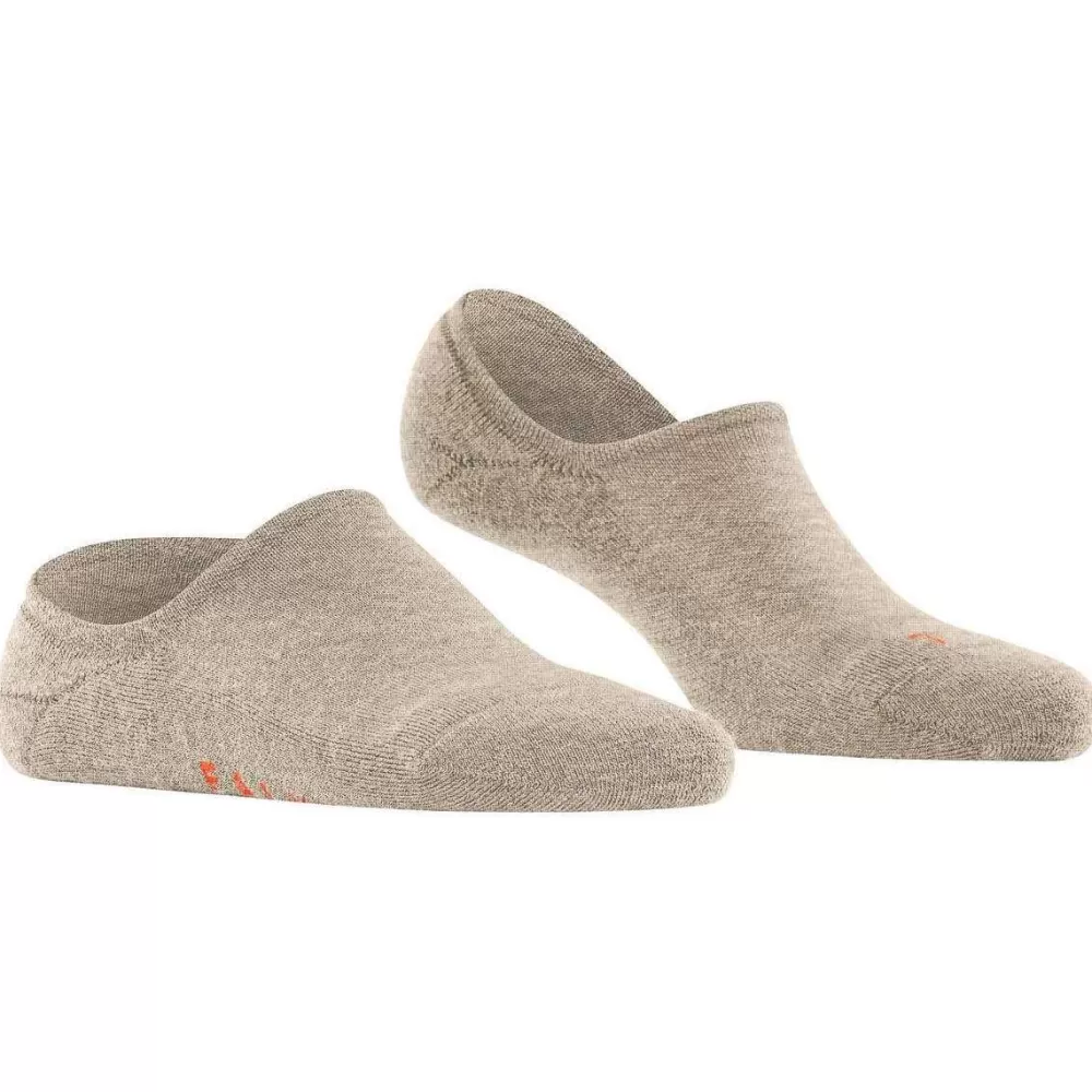 Falke Women's Socks^Beige Keep Warm No Show Socks