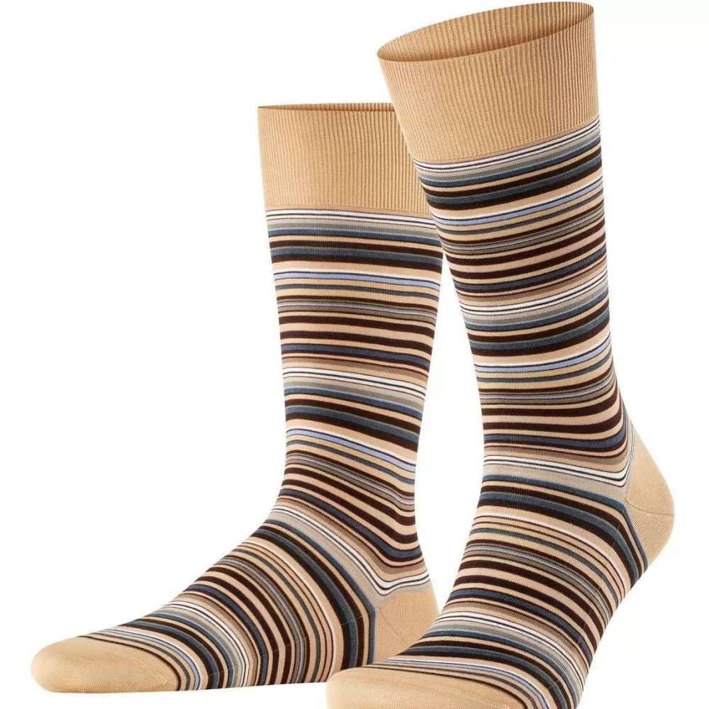 Falke Men's Socks^Beige Microblock Socks