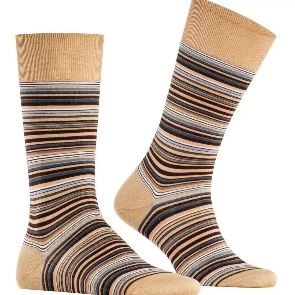 Falke Men's Socks^Beige Microblock Socks