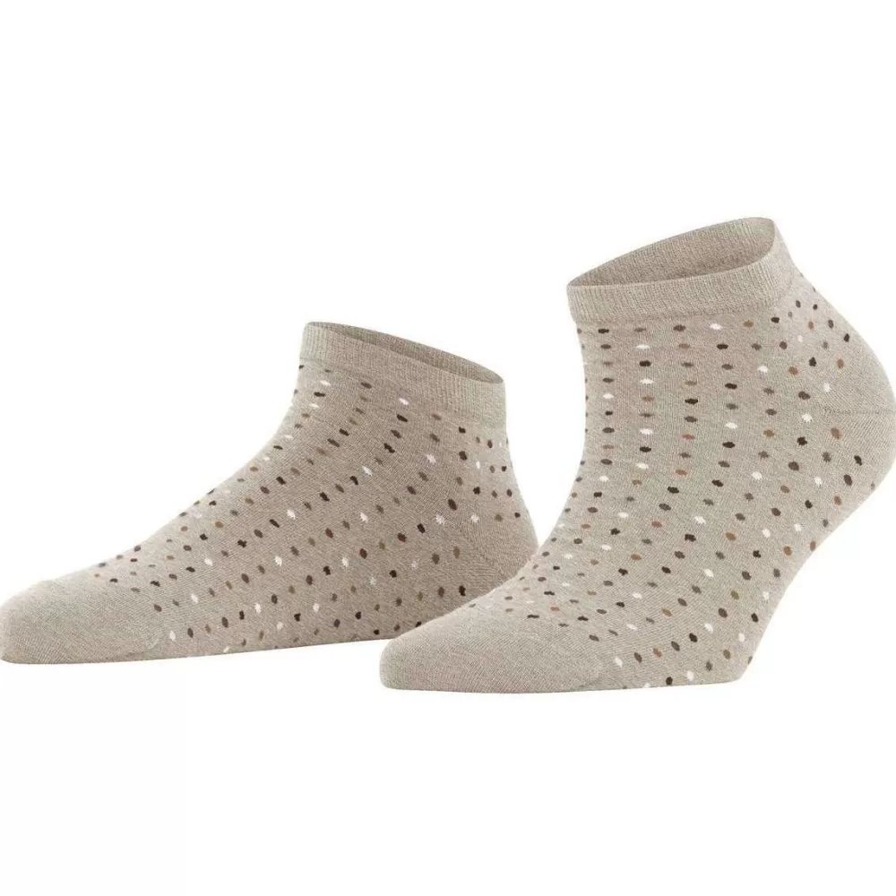 Falke Women's Socks^Beige Multispot Sneaker Socks