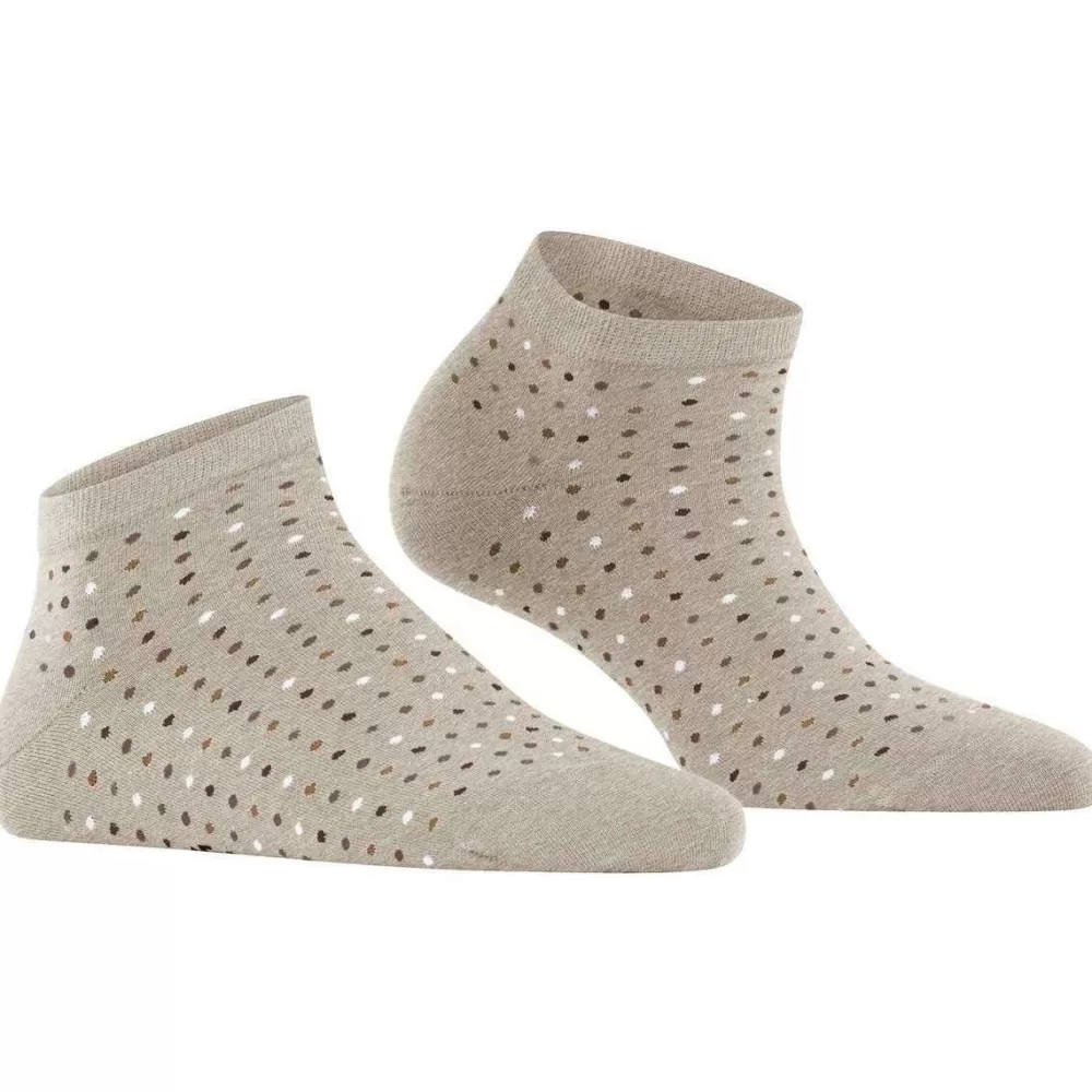 Falke Women's Socks^Beige Multispot Sneaker Socks
