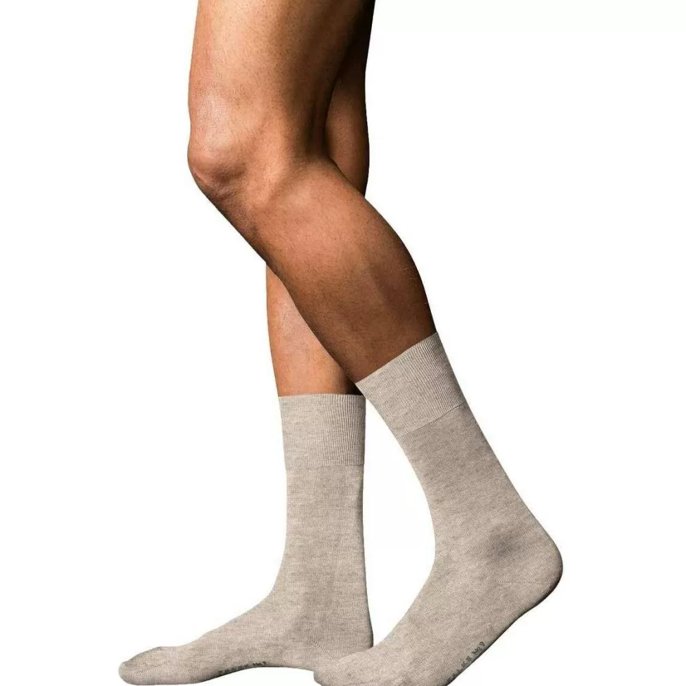 Falke Men's Socks^Beige No 9 Pure Fil D´Ecosse Socks