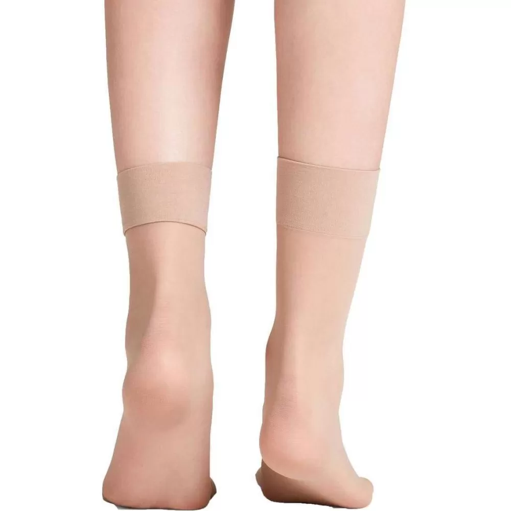 Falke Stockings^Beige Pure Matt 20 Denier Anklets