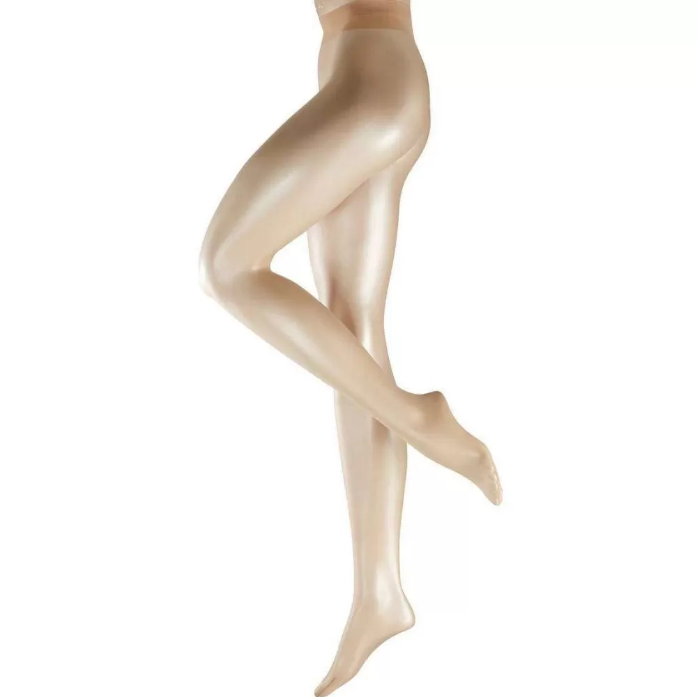 Falke Tights^Beige Shelina Ultra-Transparent Shimmer 12 Denier Tights