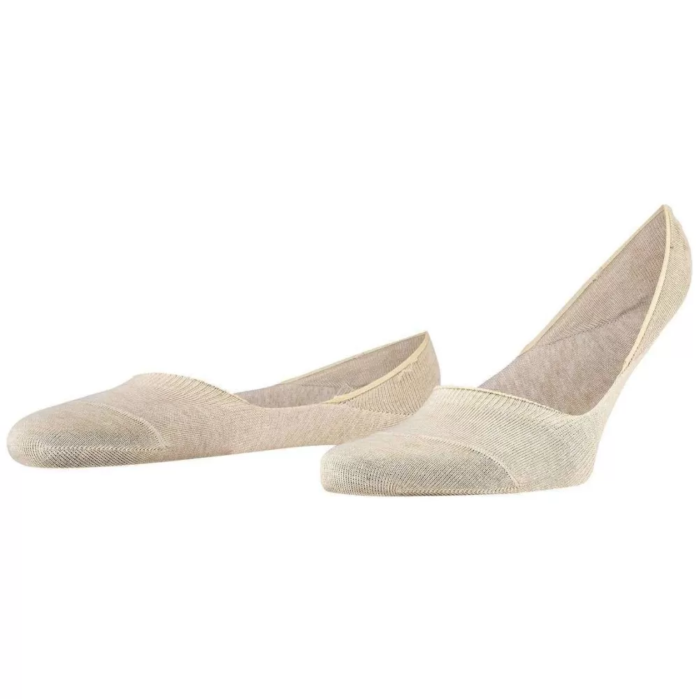 Falke Men's Socks^Beige Step Medium Cut No Show Box Socks