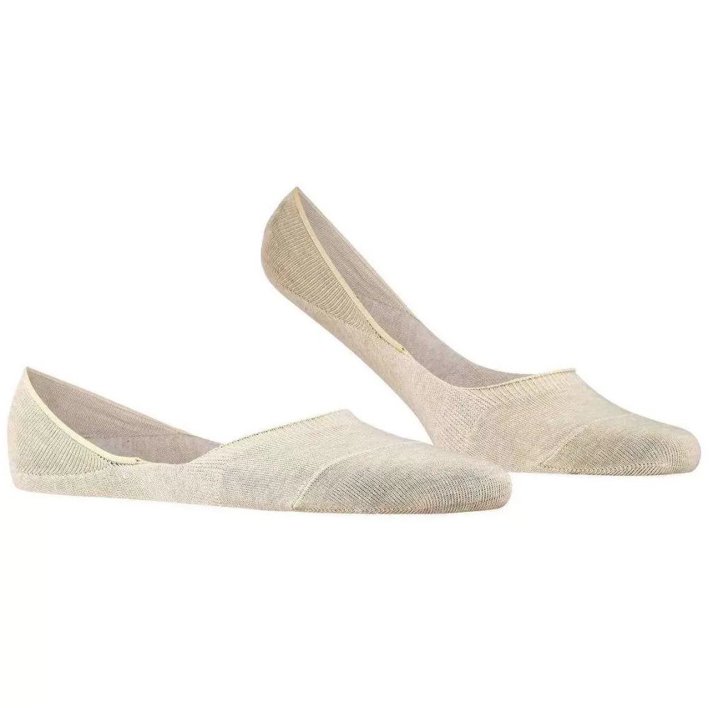 Falke Men's Socks^Beige Step Medium Cut No Show Box Socks