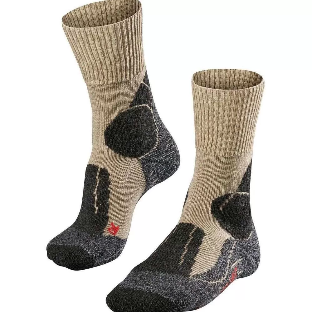 Falke Women's Socks^Beige Trekking 1 Extra Strength Socks