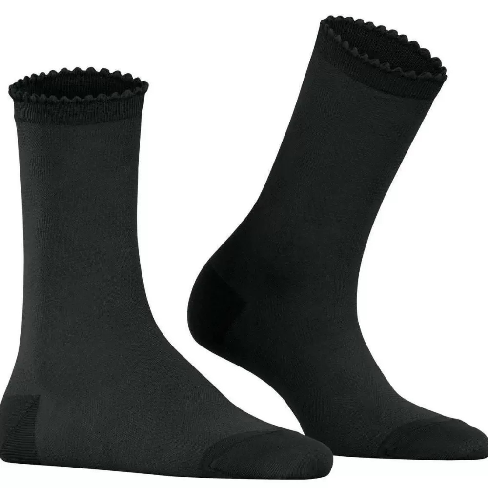 Falke Women's Socks^Black Bold Dot Socks