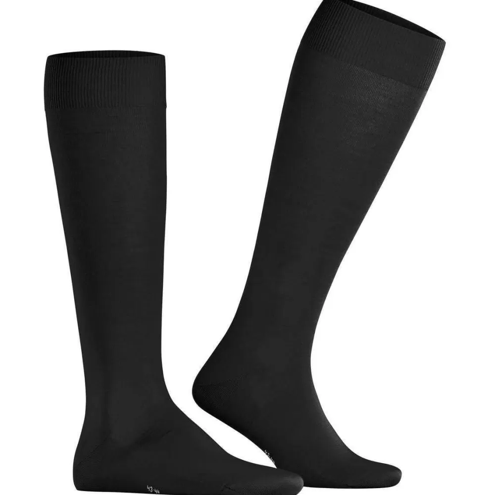 Falke Men's Socks^Black Climawool Knee High Socks