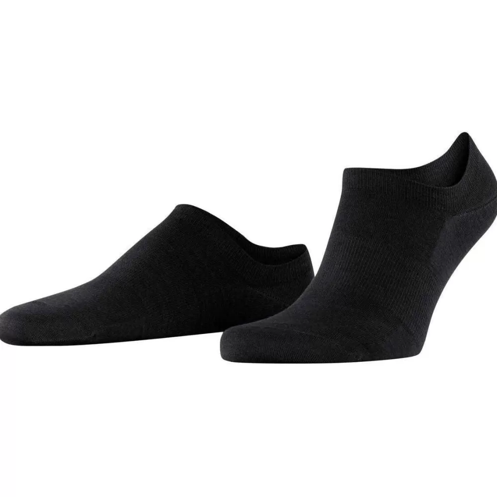 Falke Men's Socks^Black Climawool No Show Socks