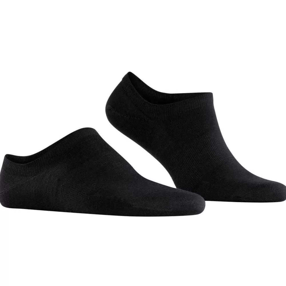Falke Men's Socks^Black Climawool No Show Socks
