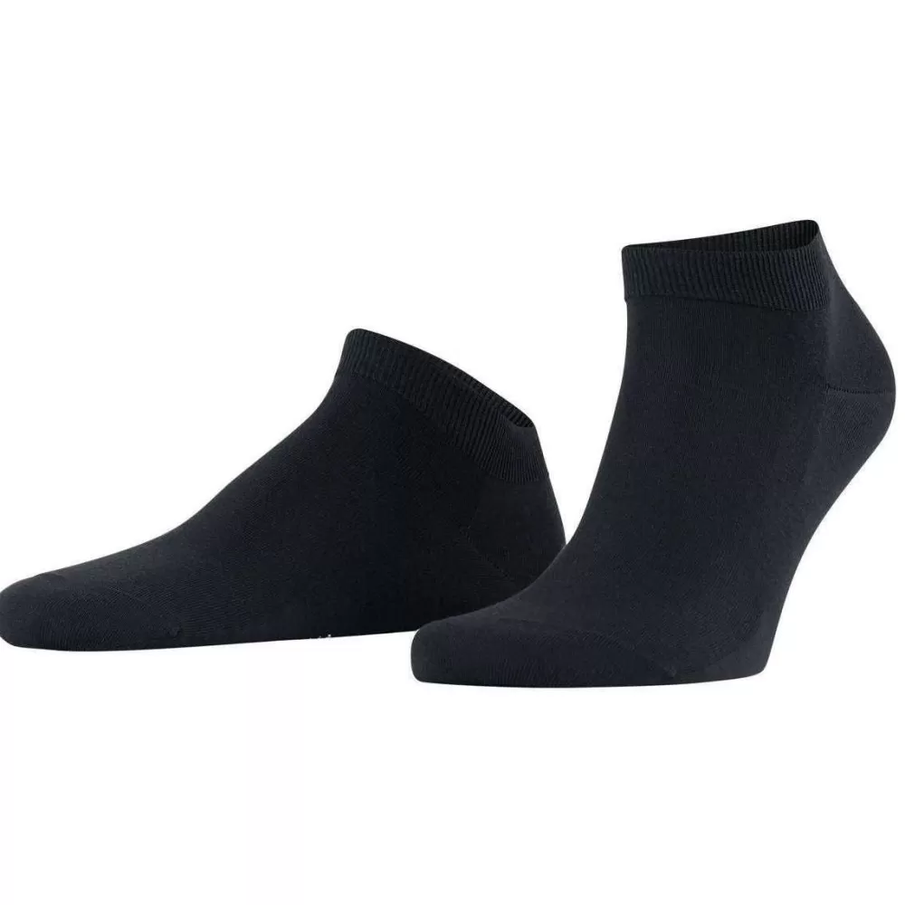 Falke Men's Socks^Black Climawool Sneaker Socks