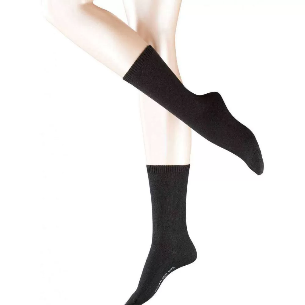 Falke Women's Socks^Black Cosy Wool Socks